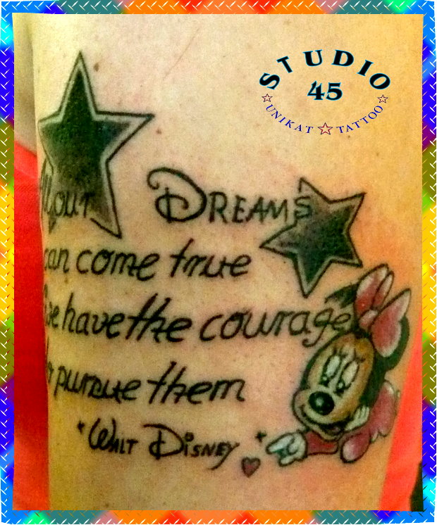 Walt Disney Concept Tattoo Recklinghausen STUDIO 45